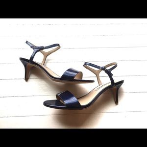 KARL LAGERFELD KITTEN HEEL SANDALS